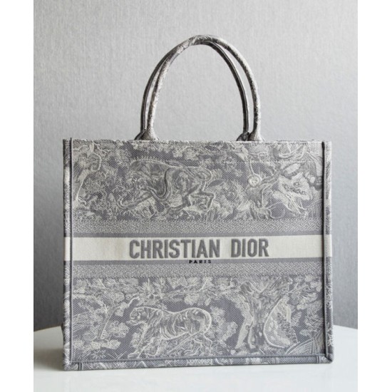Replica Christian Dior Book Tote Gray Fake Christian Dior Book Tote Gray Replica