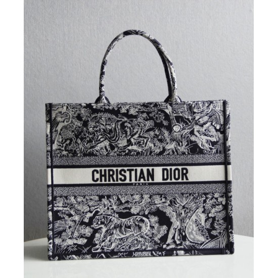 Replica Christian Dior Book Tote Black Replica Christian Dior Book Tote Black