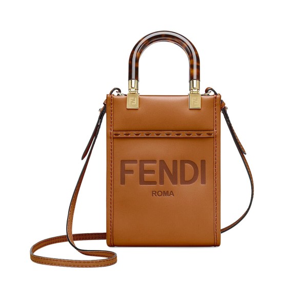 Replica Mini Sunshine Shopper 8BS051 Coffee Fake Mini Sunshine Shopper 8BS051 Coffee Replica