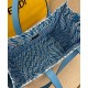 Fake Shopper Glazed Canvas Bag 8BH357 Blue Replica Replica Shopper Glazed Canvas Bag 8BH357 Blue