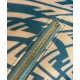 Fake Shopper Glazed Canvas Bag 8BH357 Blue Replica Replica Shopper Glazed Canvas Bag 8BH357 Blue