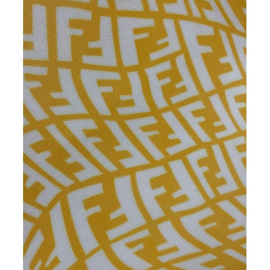 Replica Shopper Glazed Canvas Bag 8BH357 Yellow Fake Shopper Glazed Canvas Bag 8BH357 Yellow Replica