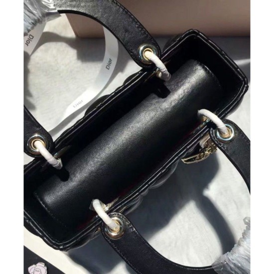Fake Dior Lady Dior Bag Black Replica Fake Dior Lady Dior Bag Black Replica