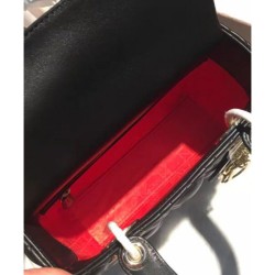 Fake Dior Lady Dior Bag Black Replica
