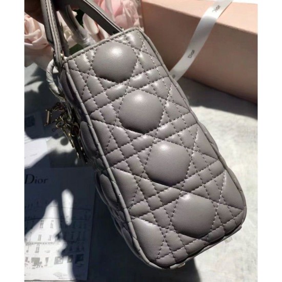 Replica Dior Lady Dior Bag Gray Replica Dior Lady Dior Bag Gray