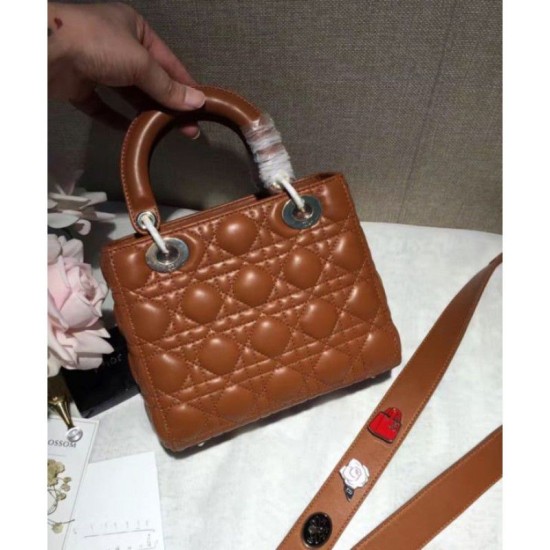 Replica Dior Lady Dior Bag Light Coffee Replica Dior Lady Dior Bag Light Coffee