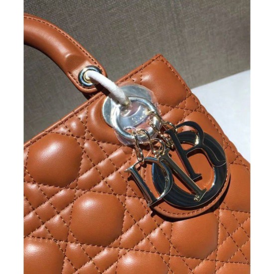 Replica Dior Lady Dior Bag Light Coffee Replica Dior Lady Dior Bag Light Coffee