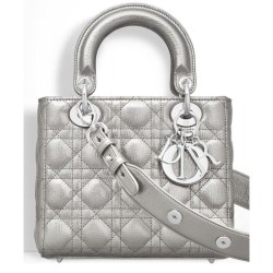 Replica Dior Lady Dior Bag Silver