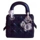 Replica Dior Lady Dior Patent Leather Handbag Black Replica Dior Lady Dior Patent Leather Handbag Black