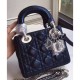 Replica Dior Lady Dior Patent Leather Handbag Black Replica Dior Lady Dior Patent Leather Handbag Black