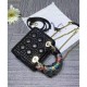 Replica Dior Lady Dior Mini Classic Tote Bag With Lambskin Black Fake Dior Lady Dior Mini Classic Tote Bag With Lambskin Black Replica