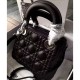 Replica Dior Lady Dior Mini Classic Tote Bag With Lambskin Black Replica Dior Lady Dior Mini Classic Tote Bag With Lambskin Black