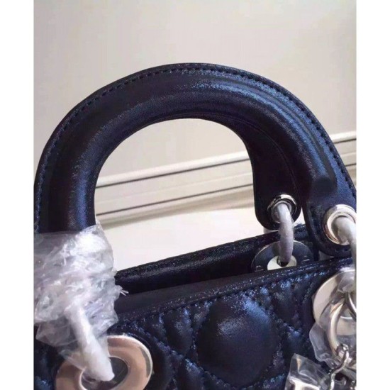 Replica Dior Lady Dior Patent Leather Handbag Black Replica Dior Lady Dior Patent Leather Handbag Black