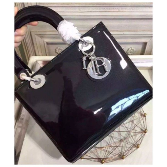 Fake Lady Dior Patent Bag Black Replica Fake Lady Dior Patent Bag Black Replica