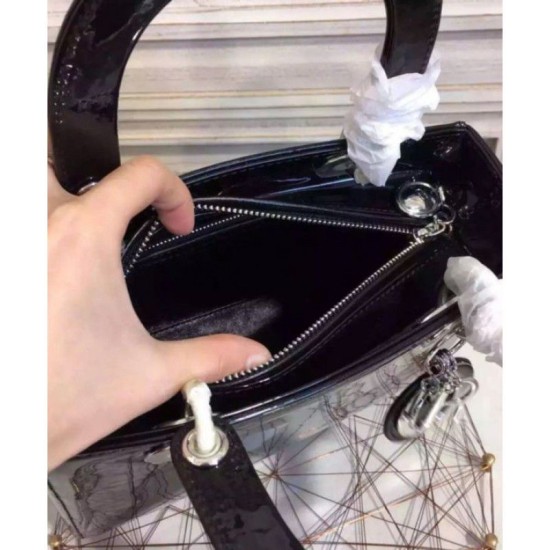 Fake Lady Dior Patent Bag Black Replica Fake Lady Dior Patent Bag Black Replica
