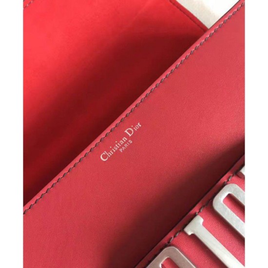 Replica Dior Diorevolution Flap Bag With Slot Handclasp M8000 Red