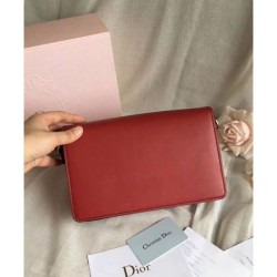 Replica Dior Diorevolution Flap Bag With Slot Handclasp M8000 Red