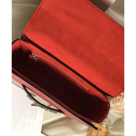 Replica Dior Diorevolution Flap Bag With Slot Handclasp M8000 Red
