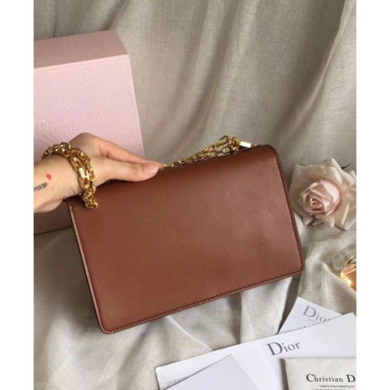 Fake Dior J'ADIOR Flap Bag With Chain In Calfskin M9000 Coffee Replica Replica Dior J'ADIOR Flap Bag With Chain In Calfskin M9000 Coffee