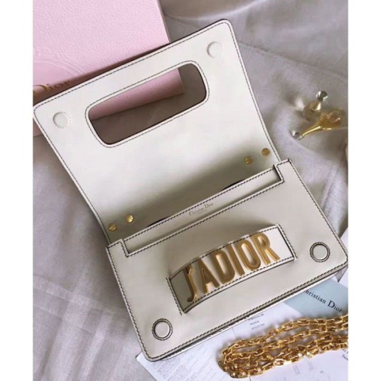 Replica Dior J'ADIOR Flap Bag With Chain In Calfskin M9000 White Fake Dior J'ADIOR Flap Bag With Chain In Calfskin M9000 White Replica