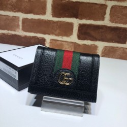 Replica Gucci Ophidia GG Card Case 523155 Black