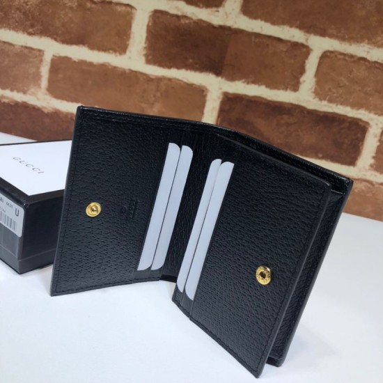 Replica Gucci Ophidia GG Card Case 523155 Black