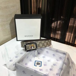 Fake Gucci Belt Tiger Brown Replica
