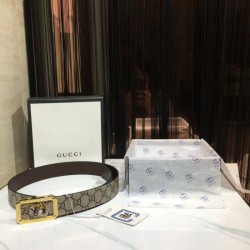 Replica Gucci Belt Tiger Brown Golden