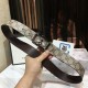 Replica Gucci Belt Bee Brown Silver