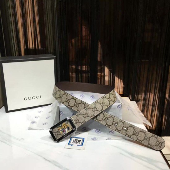 Fake Gucci Belt Tiger Brown Replica