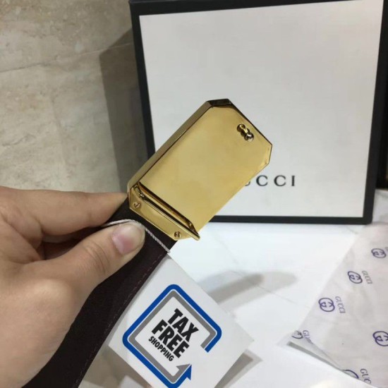 Replica Gucci Belt Tiger Brown Golden
