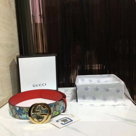 Replica Gucci Belt Flower Golden