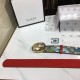 Replica Gucci Belt Flower Golden