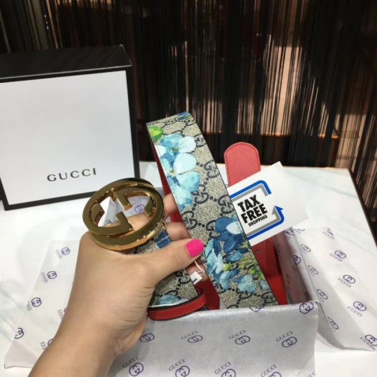 Replica Gucci Belt Flower Golden