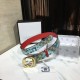 Replica Gucci Belt Flower Golden