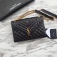 Fake YSL Saint Laurent Envelope Medium Bag Golden Hardware Replica Fake YSL Saint Laurent Envelope Medium Bag Golden Hardware Replica