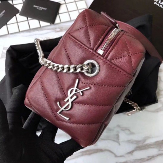 Replica Saint Laurent Medium LouLou Chain Bag Red Fake Saint Laurent Medium LouLou Chain Bag Red Replica