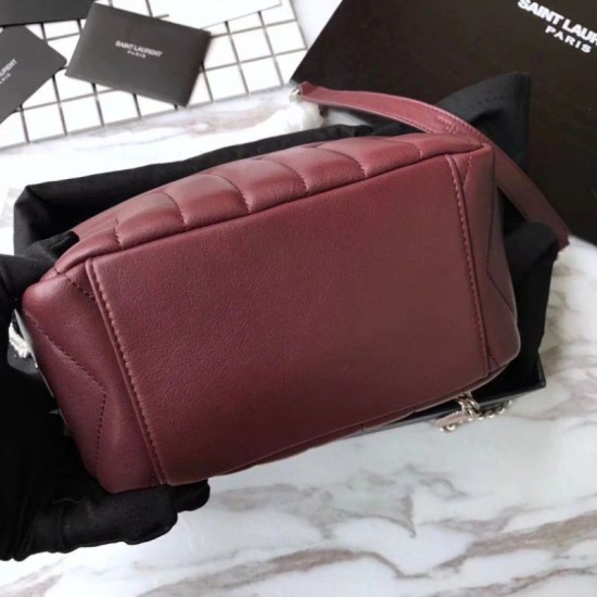 Replica Saint Laurent Medium LouLou Chain Bag Red Fake Saint Laurent Medium LouLou Chain Bag Red Replica