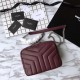 Replica Saint Laurent Medium LouLou Chain Bag Red Fake Saint Laurent Medium LouLou Chain Bag Red Replica