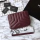 Replica Saint Laurent Medium LouLou Chain Bag Red Fake Saint Laurent Medium LouLou Chain Bag Red Replica