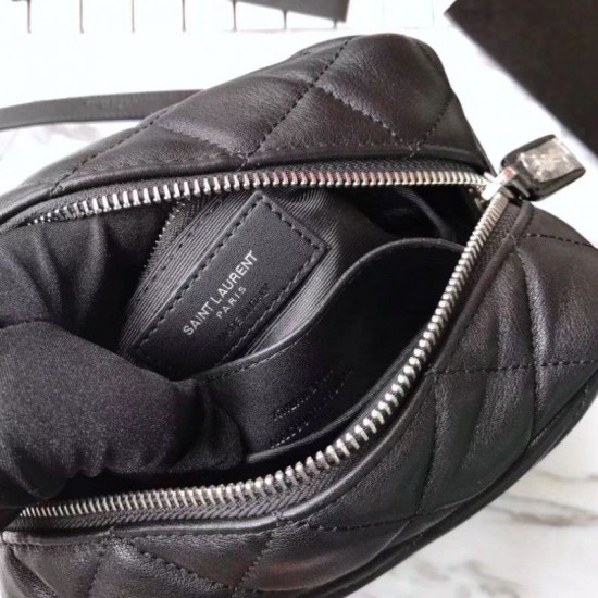 Replica Saint Laurent Medium LouLou Chain Bag Black Replica Saint Laurent Medium LouLou Chain Bag Black