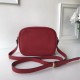 Fake Gucci Leather Soho Camera Bag 308364 Red Replica