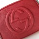 Fake Gucci Leather Soho Camera Bag 308364 Red Replica