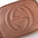 Replica Gucci Soho Studded Leather Disco Bags 308364 Pink Fake Gucci Soho Studded Leather Disco Bags 308364 Pink Replica