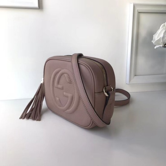 Fake Gucci Soho Studded Leather Disco Bags 308364 Gray Replica Replica Gucci Soho Studded Leather Disco Bags 308364 Gray