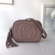 Fake Gucci Soho Studded Leather Disco Bags 308364 Gray Replica Replica Gucci Soho Studded Leather Disco Bags 308364 Gray