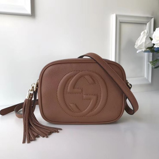 Replica Gucci Soho Studded Leather Disco Bags 308364 Pink Fake Gucci Soho Studded Leather Disco Bags 308364 Pink Replica