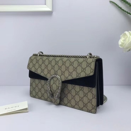 Replica Gucci Dionysus GG Supreme Shoulder Bags 400249 KHNRN 9769 Replica Gucci Dionysus GG Supreme Shoulder Bags 400249 KHNRN 9769