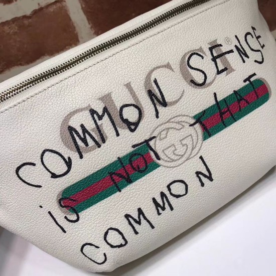 Fake Gucci Coco Capitan logo belt bag 493869 ColorCream Replica Fake Gucci Coco Capitan logo belt bag 493869 ColorCream Replica