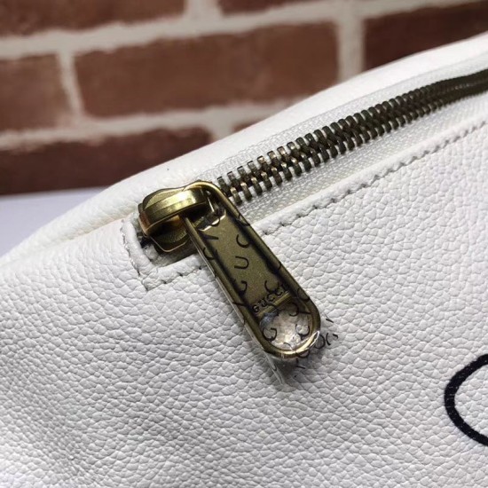 Fake Gucci Coco Capitan logo belt bag 493869 ColorCream Replica Fake Gucci Coco Capitan logo belt bag 493869 ColorCream Replica